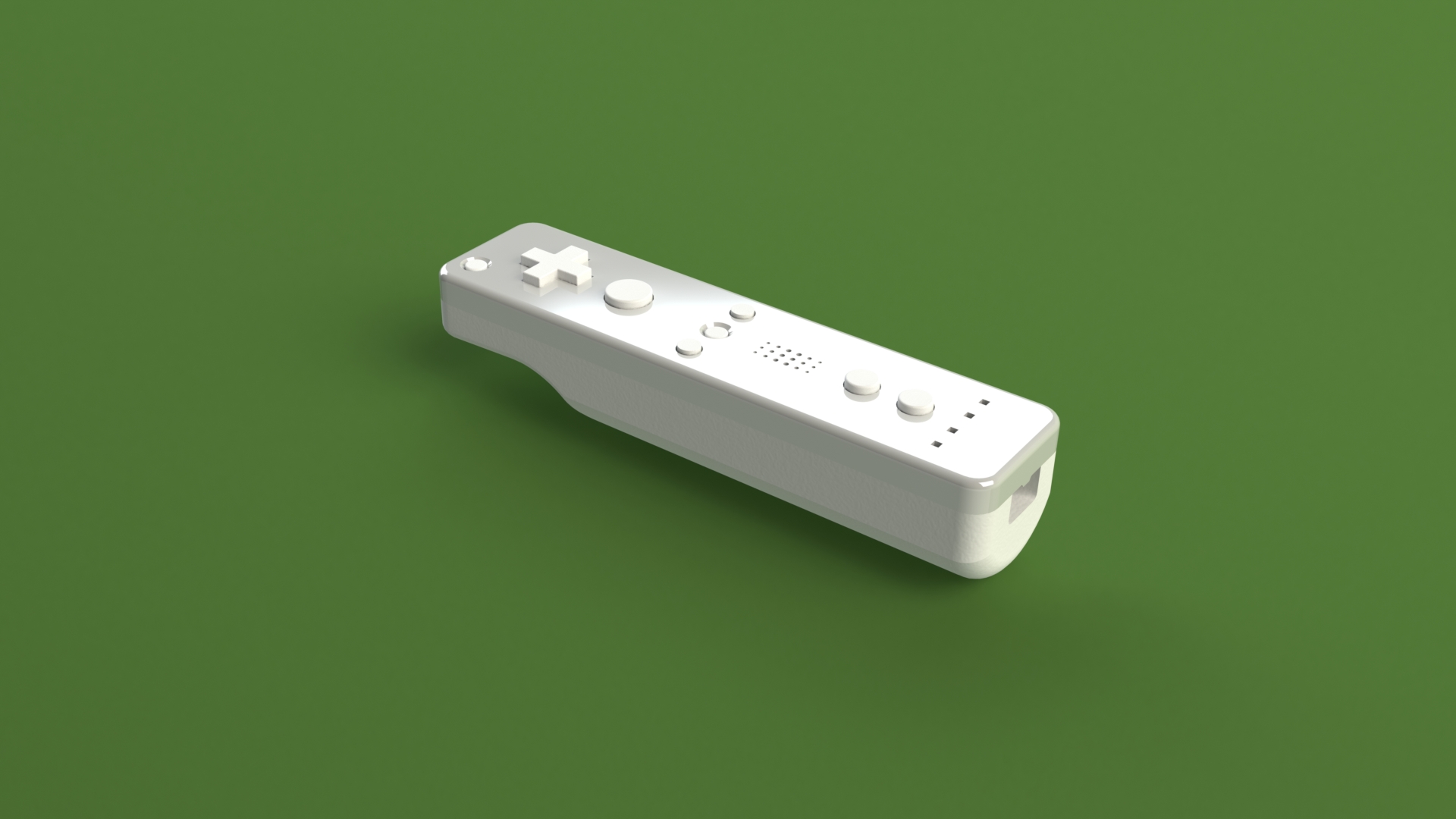 Wii Remote 3D Render